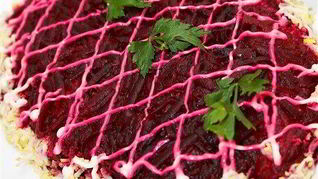 Сельдь под шубой с орехами