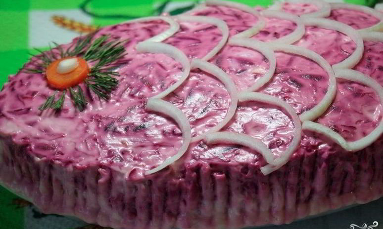 Рецепт селедки под шубой без картошки