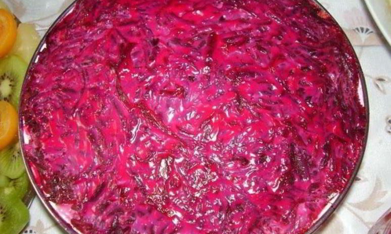 Рецепт селедки под шубой без яиц