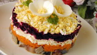 Селедка под шубой по-новому