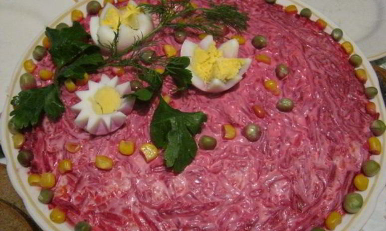 Рецепт селедки под шубой с яблоками