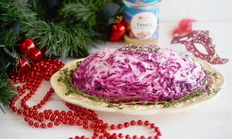 Рецепт тунца под шубой