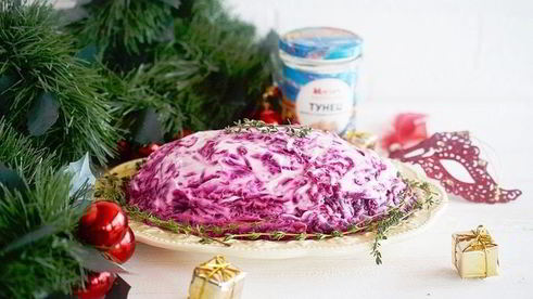 тунец под шубой