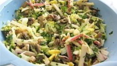 салат с грибами вешенками