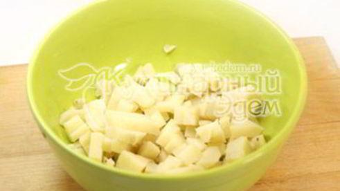 салат с креветками