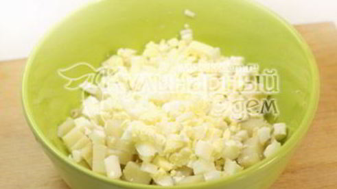 салат с креветками