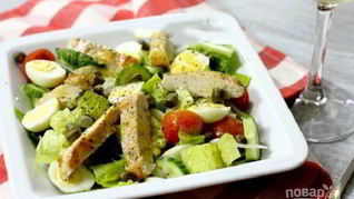 Салат с куриной грудки