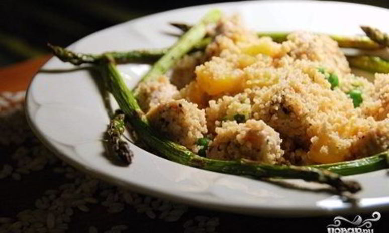 Рецепт салата с курицей и ананасами