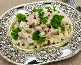 Салат с курицей и сельдереем