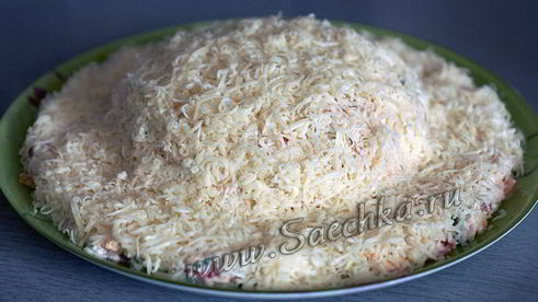 салат шляпка