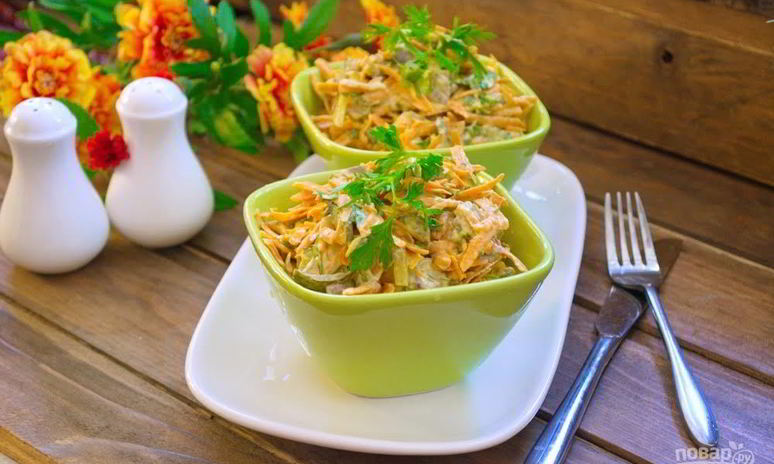 Рецепт салата сытного