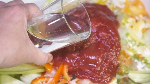 салат тещин язык из кабачков с перцем