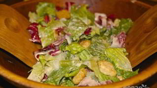 Салат Цезарь классический простой