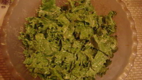 салат цезарь с креветками