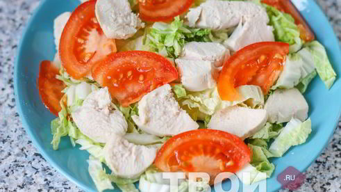 салат цезарь с пекинской капустой