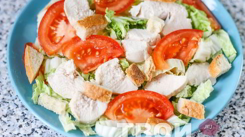 салат цезарь с пекинской капустой