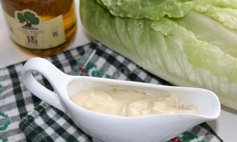 Рецепт заправки для салата цезарь