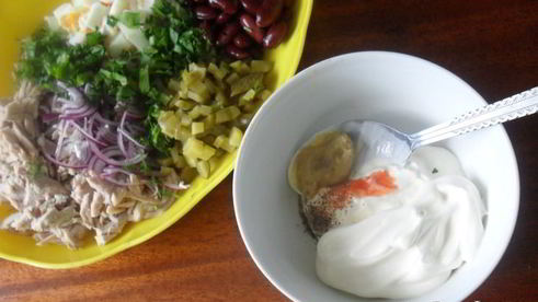 салат цветущий кактус