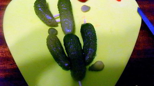 салат цветущий кактус