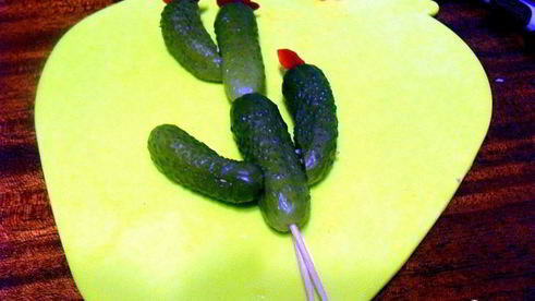 салат цветущий кактус