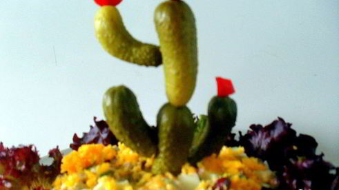 салат цветущий кактус