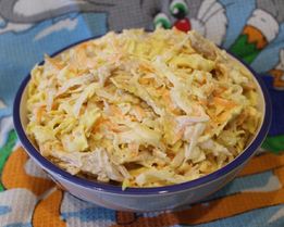 Салат Вдохновение ветчиной