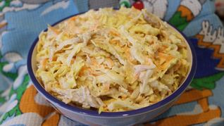 Салат Вдохновение ветчиной