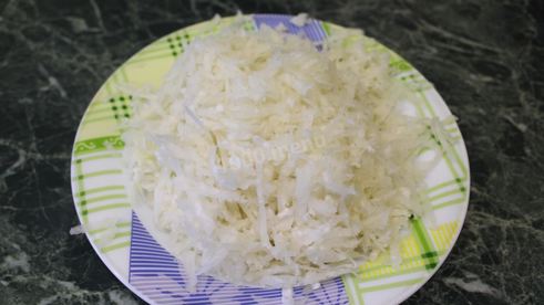 салат вдохновение ветчиной