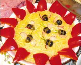 Салат Веселые пчелки