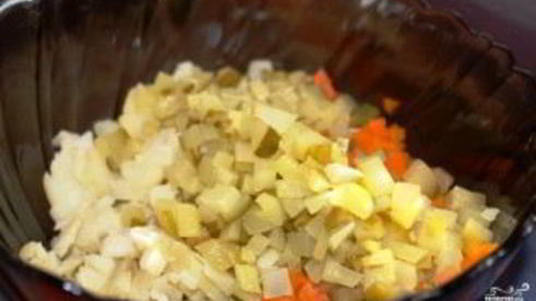 сытный новогодний салат