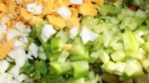 сытный новогодний салат