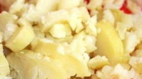 сытный новогодний салат