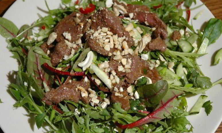 Рецепт тайского салата с говядиной