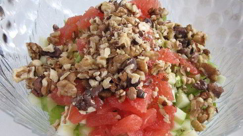 вальдорфский салат с грейпфрутом