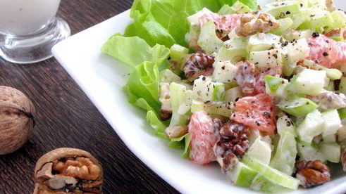 вальдорфский салат с грейпфрутом