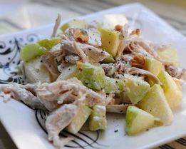 Вальдорфский салат с грецким орехом