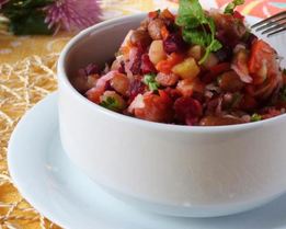 Винегрет с фасолью