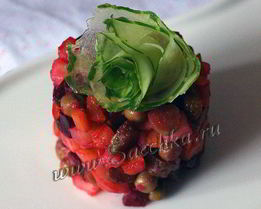 Винегрет с горошком