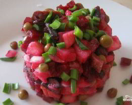 Винегрет с грибами