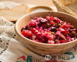 Винегрет с квашеной капустой