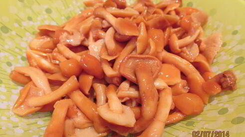 винегрет с опятами