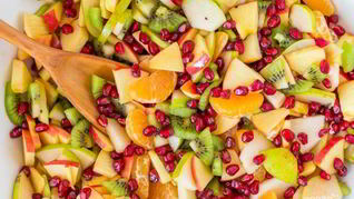 Зимний фруктовый салат