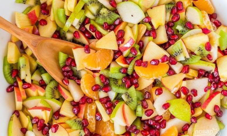 Рецепт зимнего фруктового салата