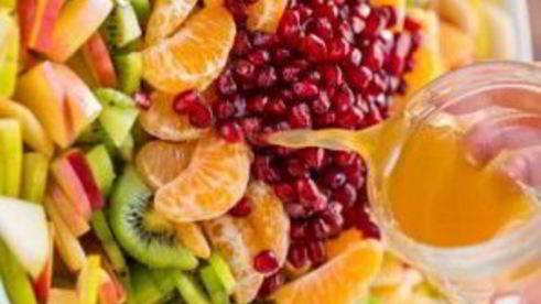 зимний фруктовый салат