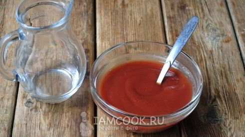 армянский томатный соус с кинзой