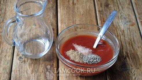 армянский томатный соус с кинзой