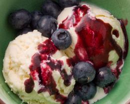 Чернично-лаймовый соус