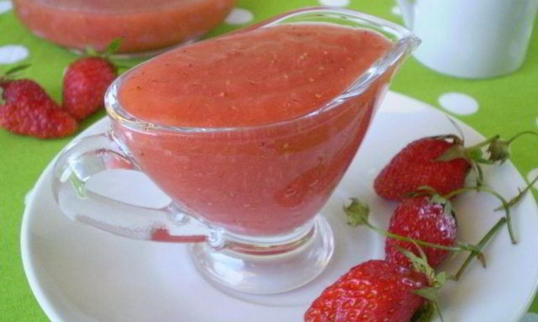 Рецепт клубничного соуса