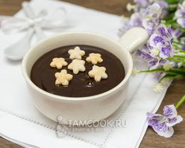 Шоколадный соус на вареной сгущенке