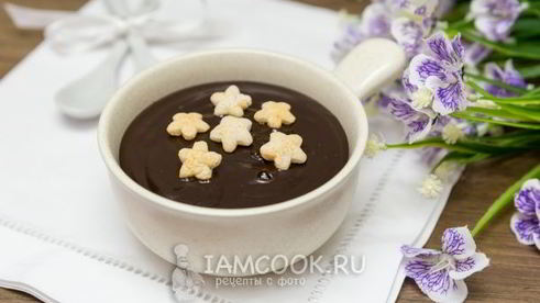 шоколадный соус на вареной сгущенке